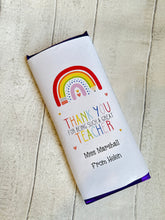 Load image into Gallery viewer, Personalised Chocolate Bar Wrapper