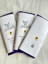 Load image into Gallery viewer, Personalised Chocolate Bar Wrapper
