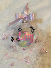 Load image into Gallery viewer, Glass feather bauble