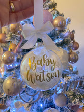 Load image into Gallery viewer, Glass feather bauble