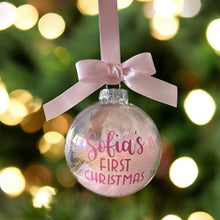 Load image into Gallery viewer, Glass feather bauble