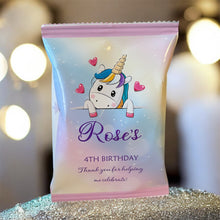 Load image into Gallery viewer, Kids party favour crisp bag