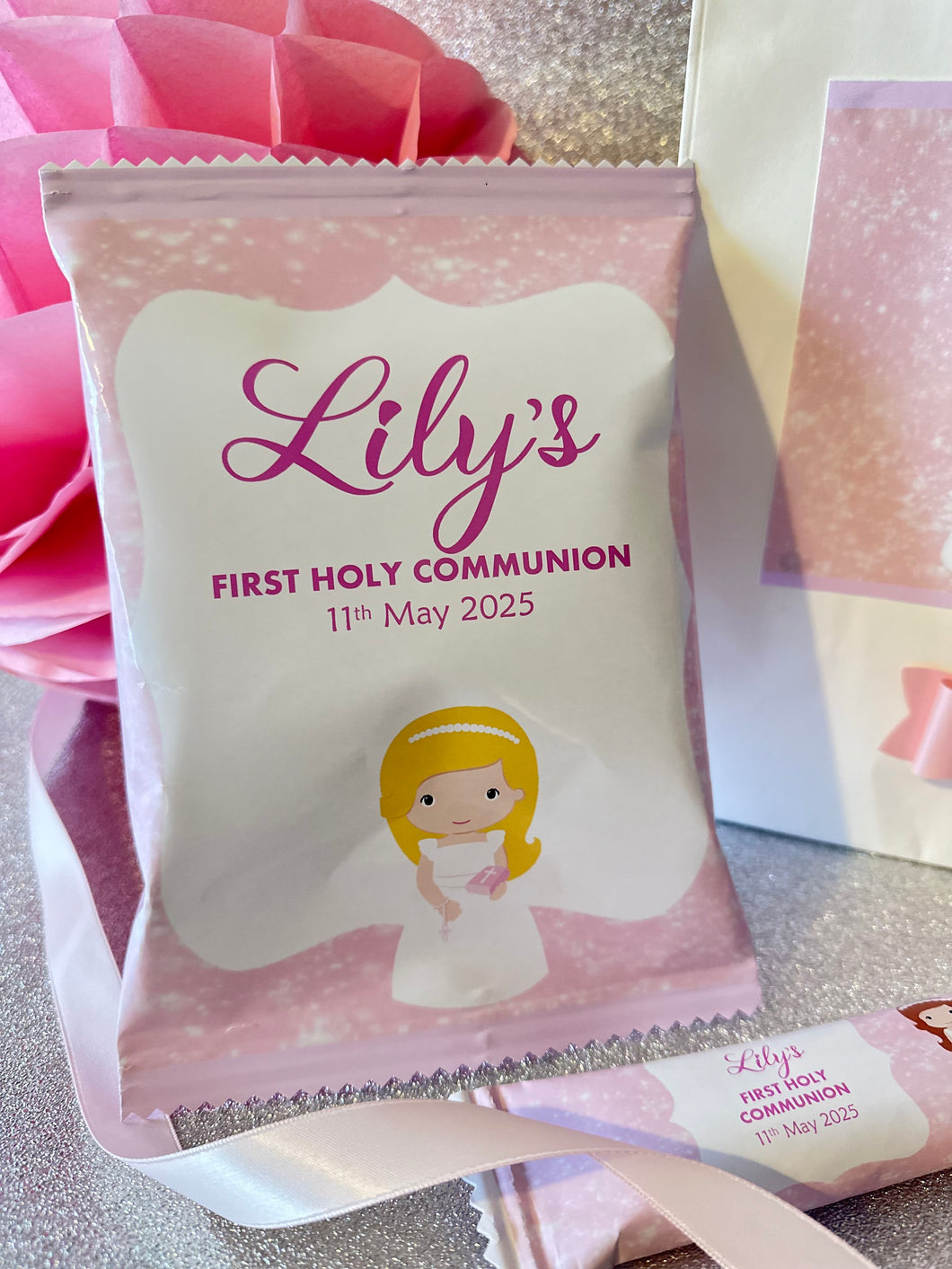 Girls First Holy Communion Crisp Bag