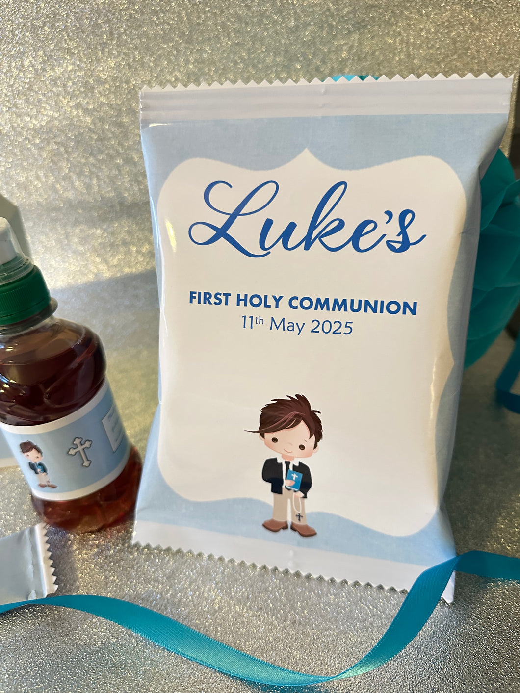 Boys First Holy Communion Crisp Bag