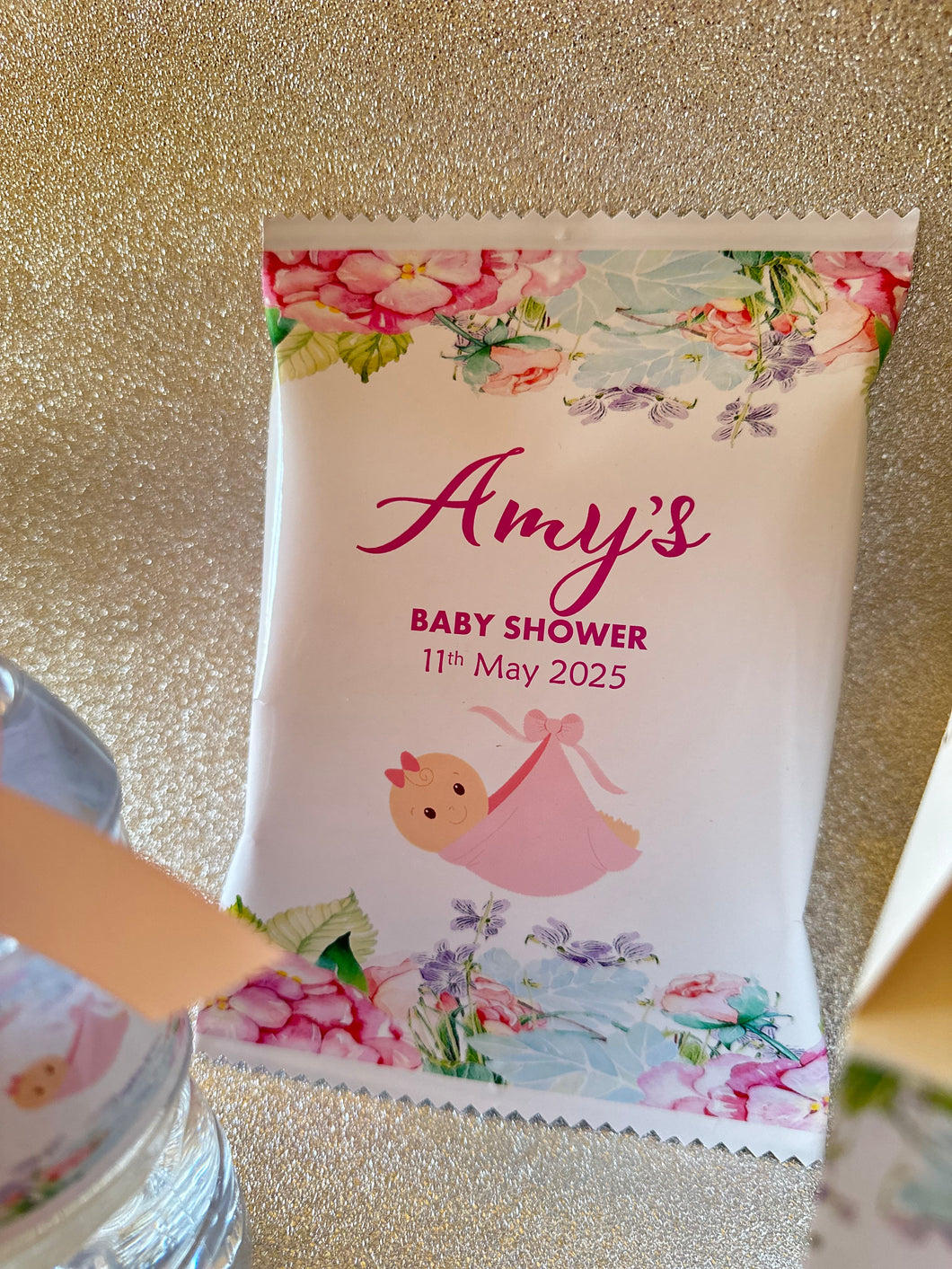 Girls Baby Shower Crisp Bag