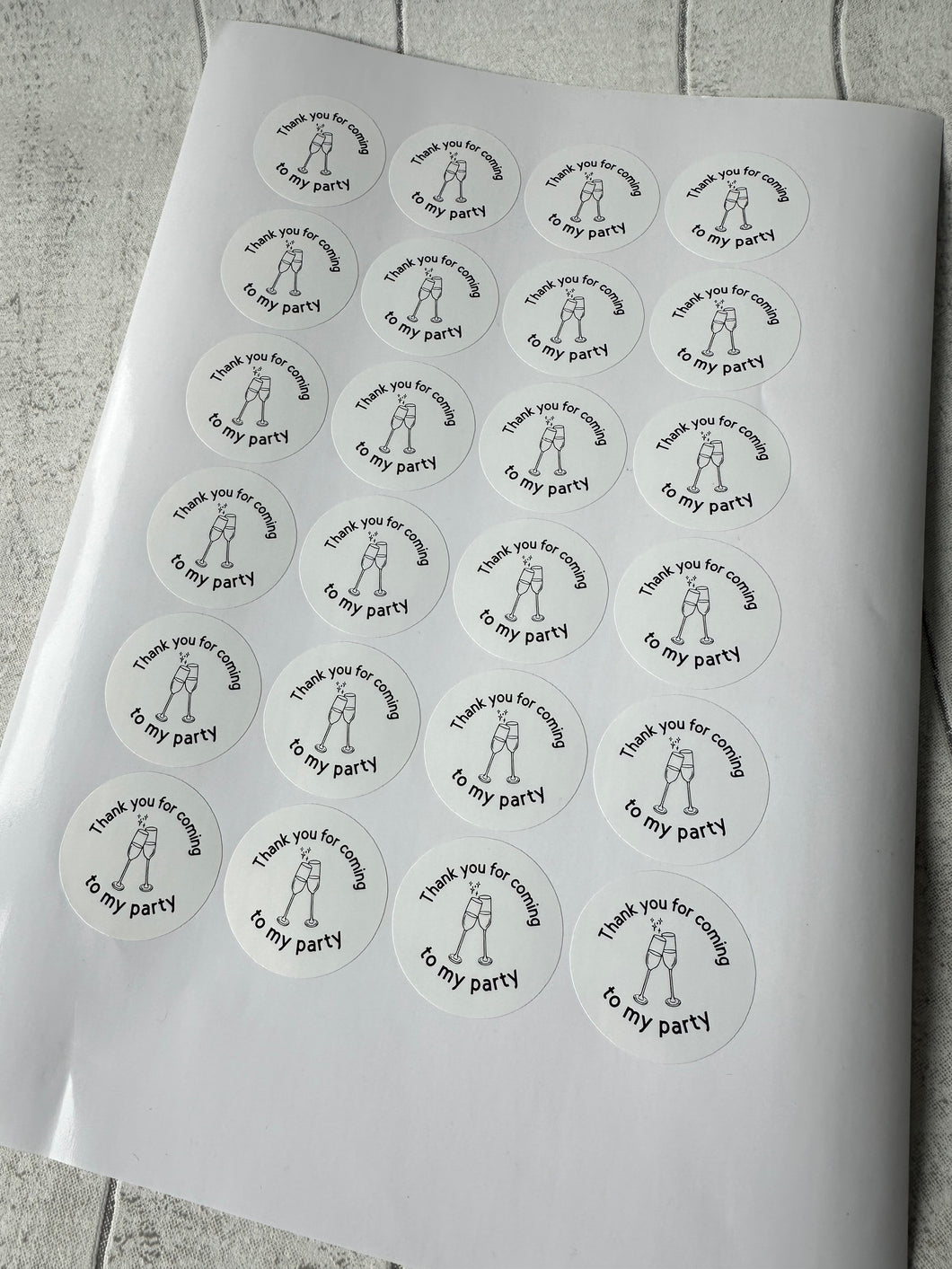Sticker sheet