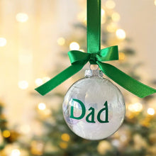 Load image into Gallery viewer, Glass feather bauble
