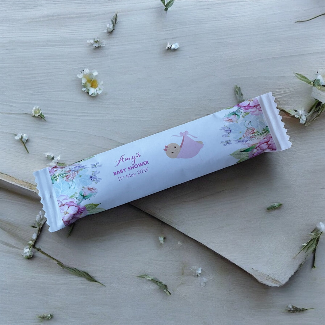 Baby Shower Chocolate Bar Favour