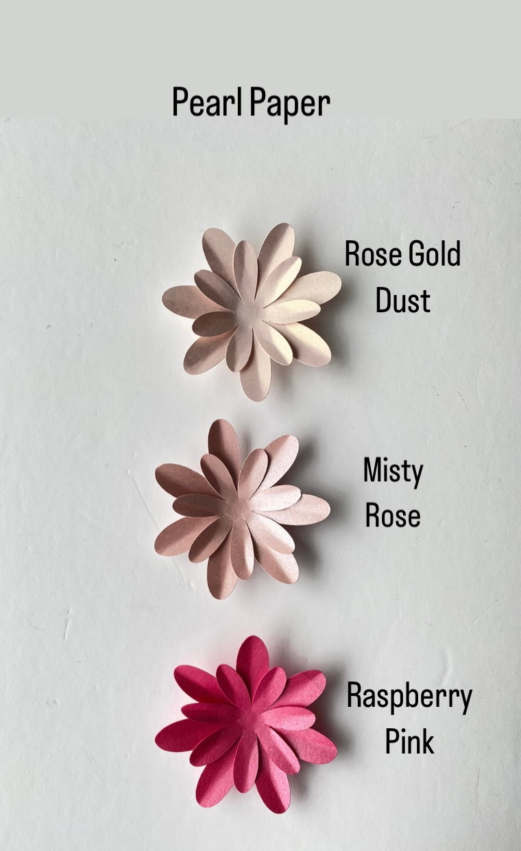 Pearl Paper Colour Choices